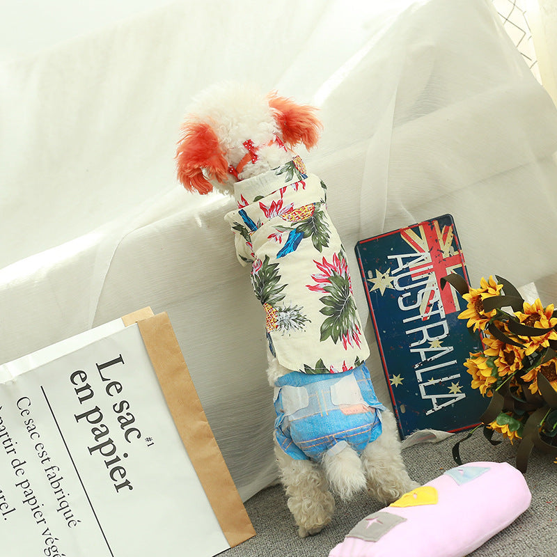 Pet clothes Wei Yi shirt